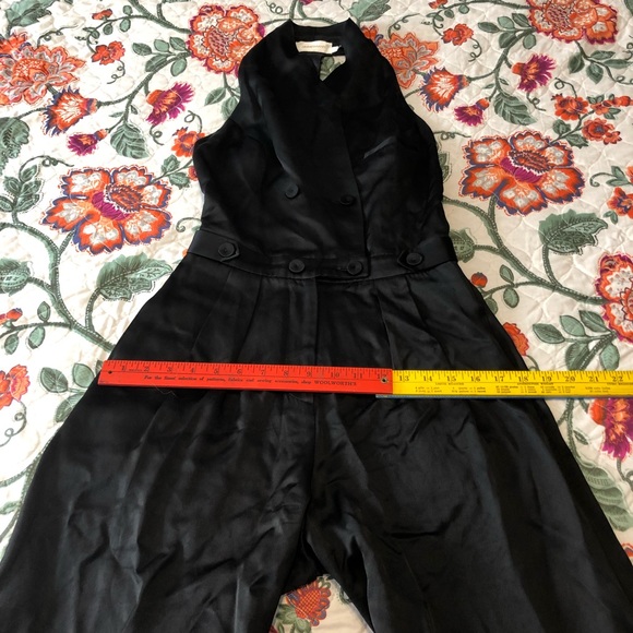 Zimmermann AUTH Black Seer Drape Tuxedo Jumpsuit sz 0 - Picture 9 of 16